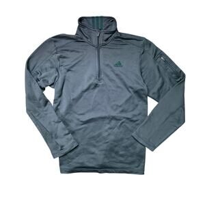 Adidas Pullover Women’s Medium Green Quarter Zip Athletic Top